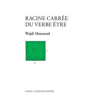Racine carrée du verbe être