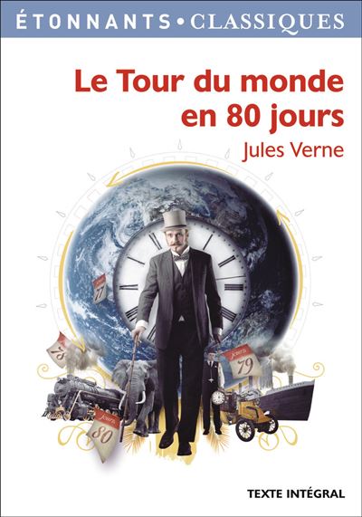 Le Tour du monde en 80 jours - broché - Jules Verne, Livre tous