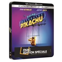 Pokémon Détective Pikachu Steelbook Edition Spéciale Fnac Blu-ray 4K Ultra HD