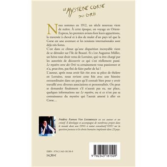 Le mystère corse des Orii