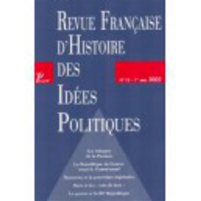 Revue française d'histoire des