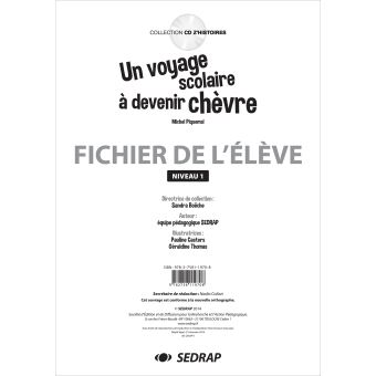 Voyage scolaire a devenir chevre - fichier gs