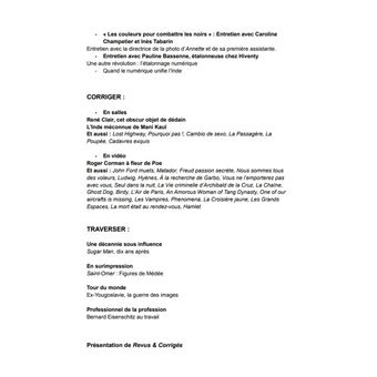 Revus et Corrigés, Révolutions du cinéma numérique