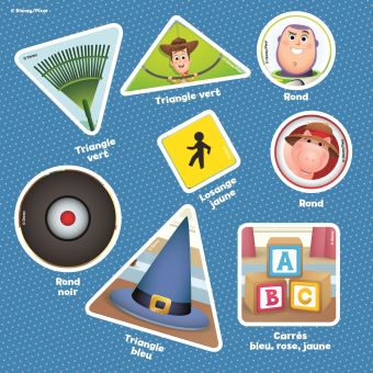 DISNEY BABY - Mes premiers autocollants - Les formes et les couleurs