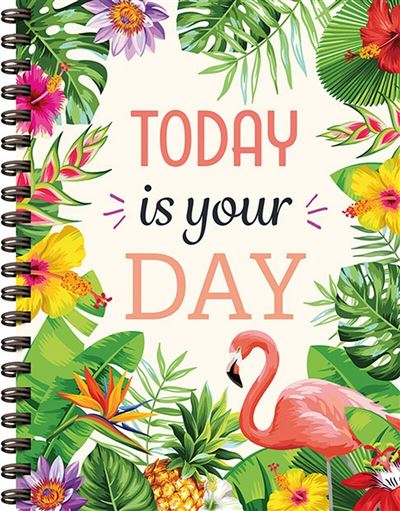 Today is your day - Spiraalboek (lijnen) / Today is your day - Carnet à spirale (ligné)