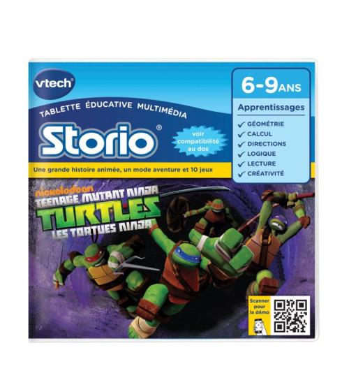 Jeu Storio Vtech Les Tortues Ninja
