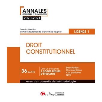 Droit constitutionnel - L1