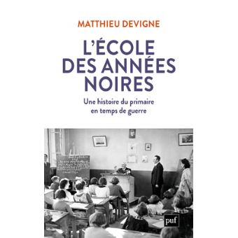 L'École des années noires - 1
