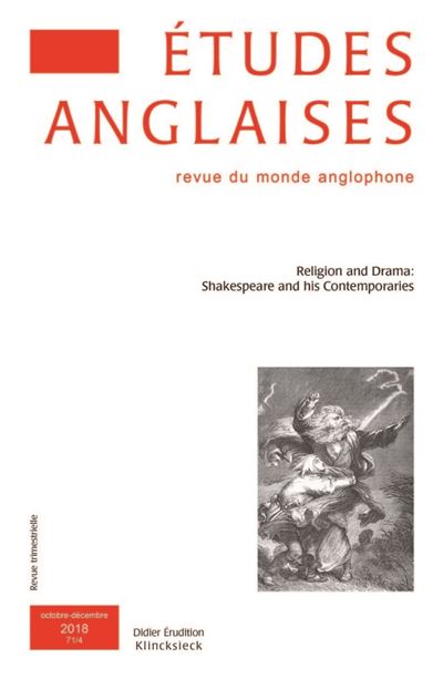 Études anglaises - N°4/2018