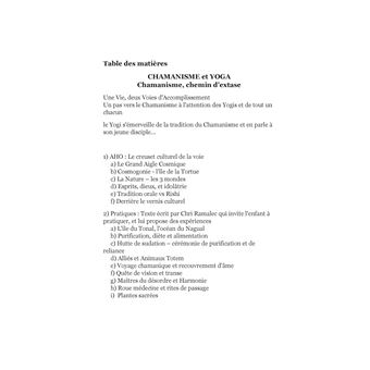 Chamanisme et Yoga