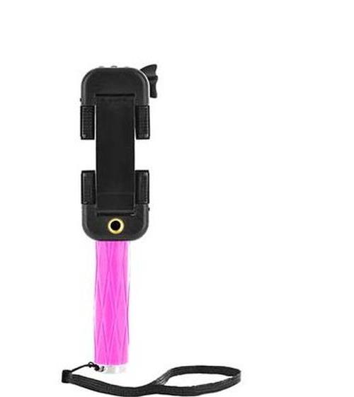 Mini Perche Selfie Téléscopique Bigben Rose
