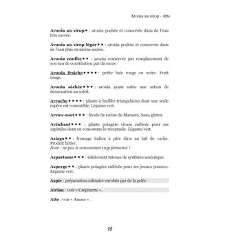 Dictionnaire alimentaire des coliques néphrétiques uriques