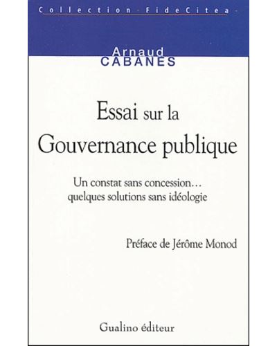 Essai sur la gouvernance publique