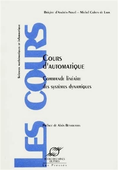 Cours d'automatique - Brigitte D' Andréa-Novel - broché