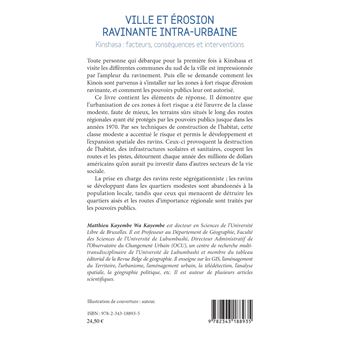 Ville et érosion ravinante intra-urbaine