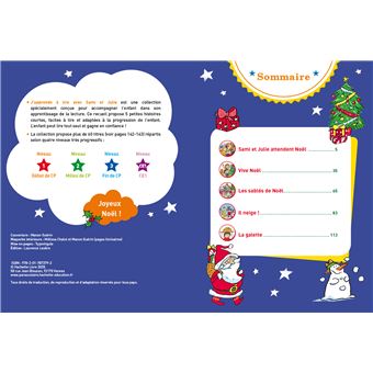 Sami et Julie Niveau CP 5 histoires de Noël