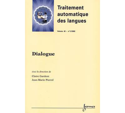 Dialogue traitement automatique des langues vol 43 n 2 2002