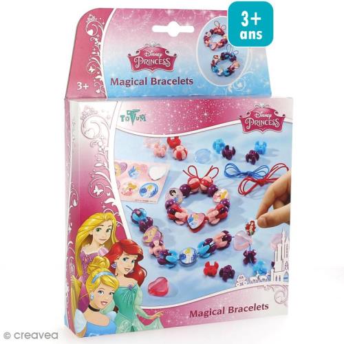 Kit créatif Bracelets magiques Princesses Disney Totum
