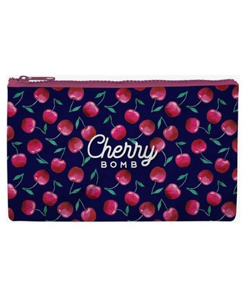 ZIPPER POUCH FUNKY COLLECTION - CHERRY BOMB