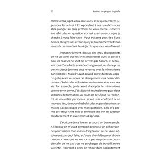 Arrêtez de peigner la girafe !