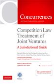 Competition Law Treatment of Joint Ventures
