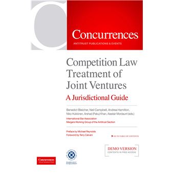 Competition Law Treatment of Joint Ventures