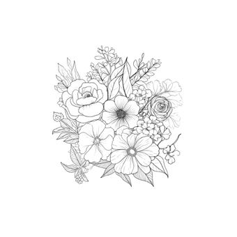 Pots Fleuris Livre de coloriage chromathérapie et anti-stress pour adulte et senior