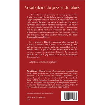 Vocabulaire du jazz et du blues