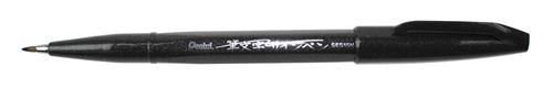 Feutre pinceau Pentel Pointe moyenne Noir