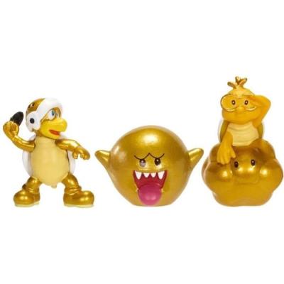 NINTENDO-MICRO FIGURINES GOLD SERIES-LAKITU/BOO/HAMMER BOO
