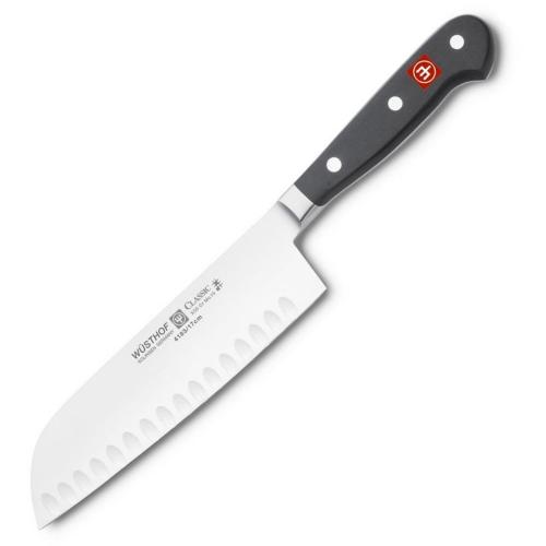 Couteau Santoku Wusthof Lame alvéolée 17 cm
