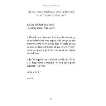 Prier saint Antoine