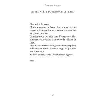 Prier saint Antoine