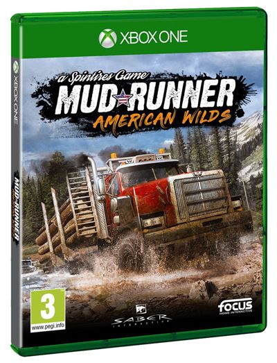 Pochette avant du jeu Spintires MudRunner American Wilds Edition Xbox One