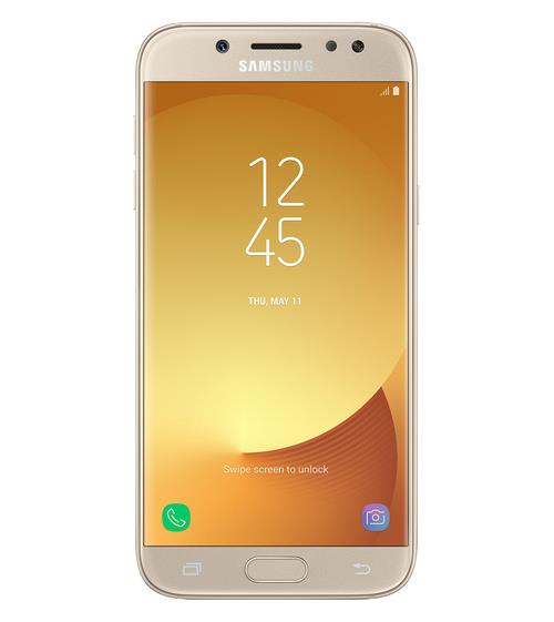 Samsung Galaxy J5 (2017) Dual Sim - 4G smartphone - double SIM - RAM 2 Go / Mémoire interne 16 Go - microSD slot - écran OEL - 5.2 - 1280 x 720 pixels - rear camera 13 MP - front camera 13 MP - or