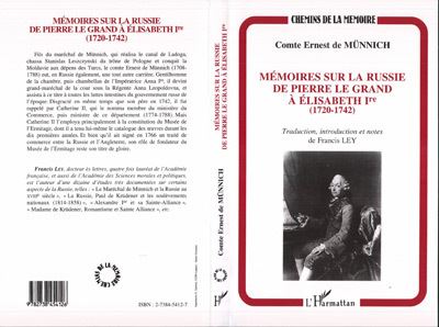 Memoires sur la russie de pierre le grand a elisabeth 1ere