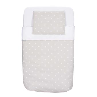 Parure Lit Bébé Chicco Next2Me - 3 Pièces 100% Coton - Drap Housse, Protège Matelas, Taie