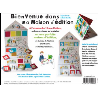 Bienvenue dans ma maison d'édition