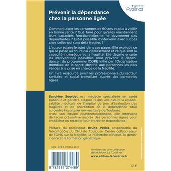 Prévenir la dépendance chez la personne âgée