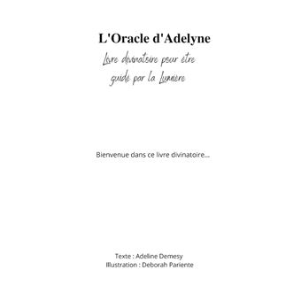 L'Oracle d'Adelyne