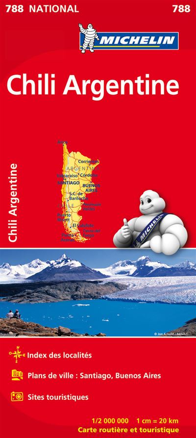 carte michelin argentine Cn 788 chili argentine   broché   Collectif Michelin   Achat Livre 