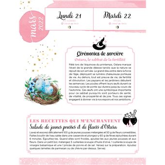L'almanach des sorcières et enchanteresses 2022