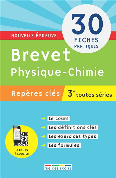 Brevet Physique-Chimie 3ème toutes séries