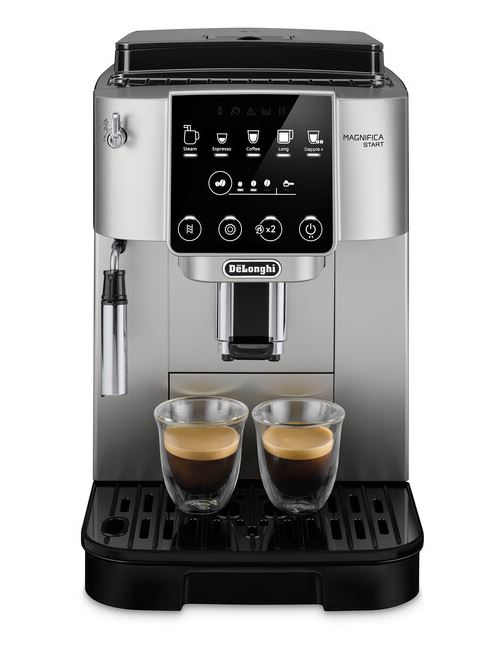 Delonghi De'Longhi Magnifica Start ECAM220.31.SB - Machine à café Automatique avec Mousseur à Lait - 15 Bar - Noir Argenté