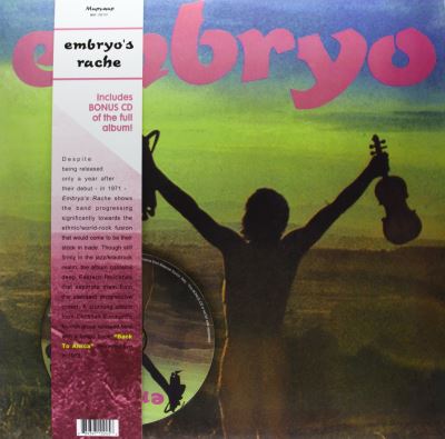 Embryos rache/inclus cd bonus