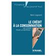 Le crédit à la consommation
