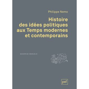 Histoire des idées politiques aux Temps modernes et contemporains - 1