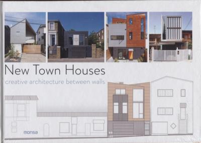 New town houses creative architecture between walls