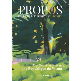 PROPOS - Pour une République écologique