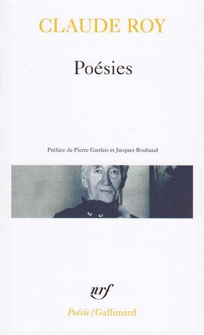 Poesies Claude Roy Pierre Gardais Jacques Roubaud Achat Livre Ou Ebook Fnac